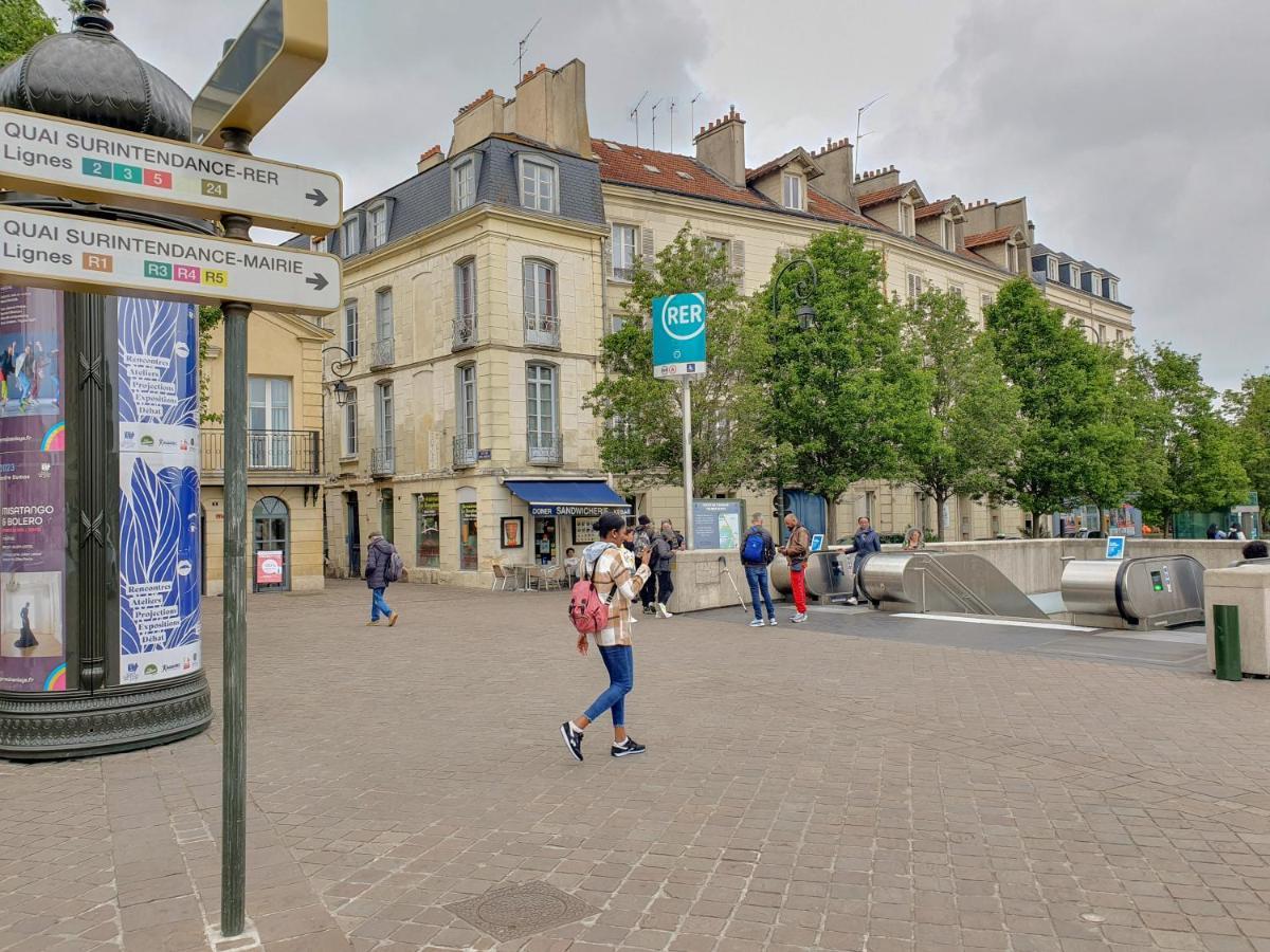 Exigehome-Grand Studio En Centre Ville - 300 M Du Rer A 圣日耳曼昂莱 外观 照片